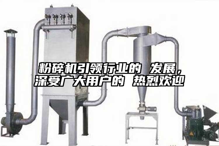 粉碎機引領行業的 發展，深受廣大用戶的 熱烈歡迎